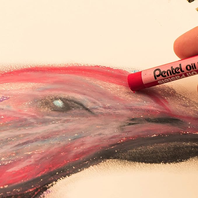 Pentel Arts Oil Pastels, 16 Color Set (PHN-16)(Pack of 96, 1536 Count Total)