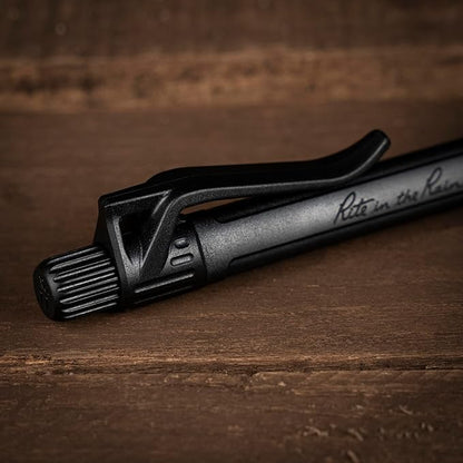 Rite in the Rain Weatherproof Durable Black Plastic Clicker Pen, Black Ink, 2 Pack (No. BK11-2)