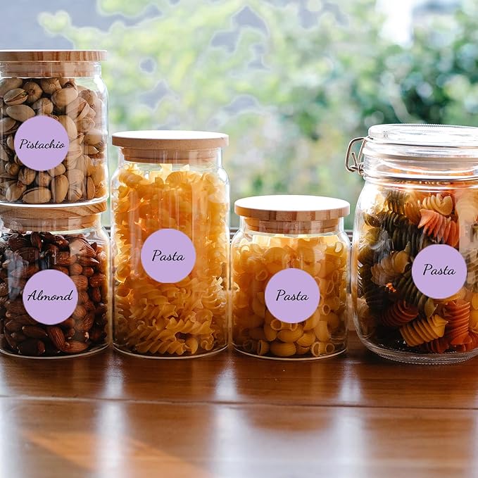 starboling 800Pcs 1 Inch Light Purple Round Color Coding,Dot Stickers Labels,Can Writing for Office,Student Classroom and Other Scenarios