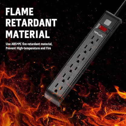 Power Strip, Multi-Outlet Surge Protector (4 FT)