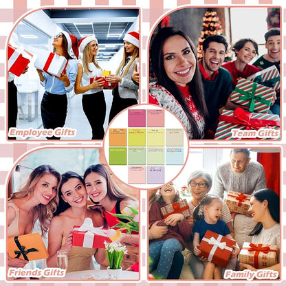 Yinder 24 Pcs Employee Appreciation Sticky Notes Xmas Gift Bulk Motivation Note Pads Mini Inspirational Note Gift for Teacher Nurse Staff Coworker Office Supply 3 x 3'' (Appreciation,Vivid)