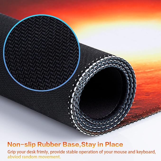 Canjoy Gaming Mouse Pad, Large Extended Mouse Pad Big Computer Mousepad for Home Office Gaming Work 31.5x15.7inch