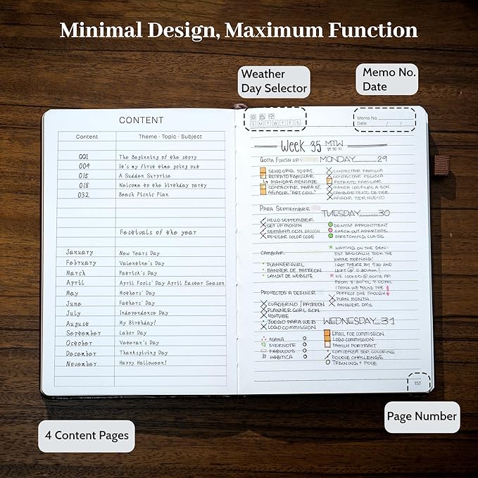 CAGIE Leather Lined Journal Notebook for Men & Women, Debossed Cross, 320 Pages 100 GSM Thick Paper, A5 Hardcover Journaling Notebooks for Writing, 5.7'' X 8.3'' Diary, Grey