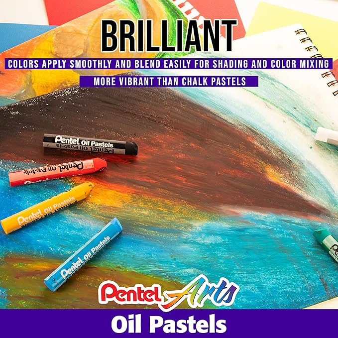 Pentel Arts Oil Pastels - 432 Piece Classroom Size Pack (PHN-12CP2)