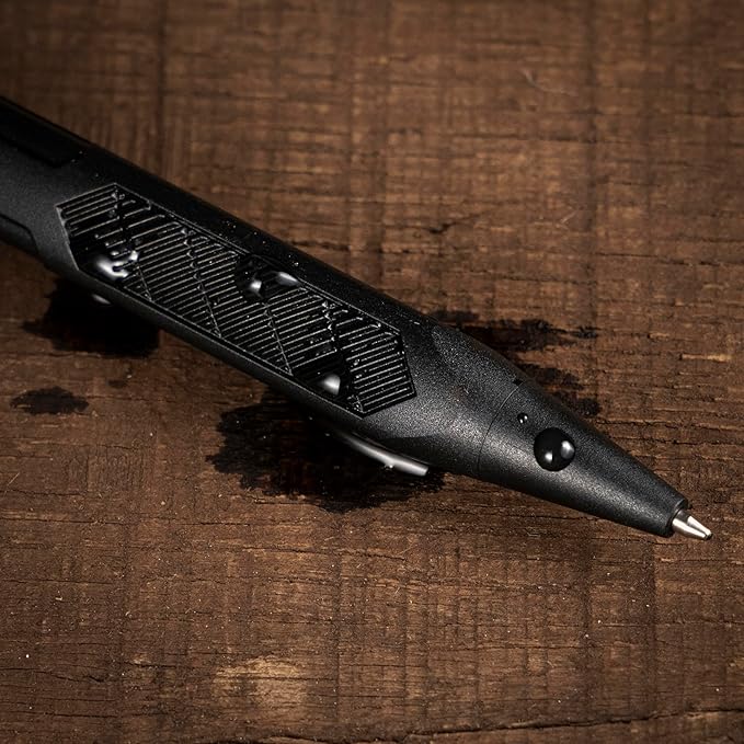 Rite in the Rain Weatherproof Durable Black Plastic Clicker Pen, Black Ink, 2 Pack (No. BK11-2)