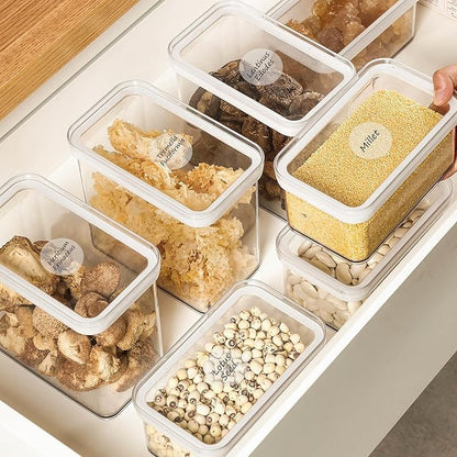 PARLAIM 1 Inch Round Permanent Adhesive Color-Code Dot Stickers,1000 per Roll dots Label Dispenser Box,Circle Stickers Label for Office Home Transparent